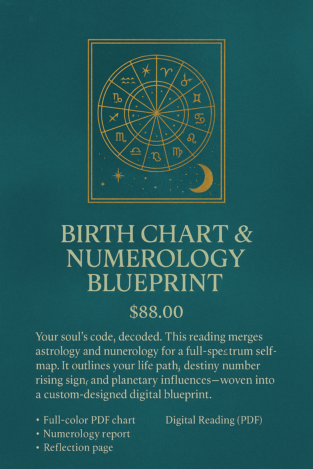 BIRTH CHART & NUMEROLOGY BLUEPRINT