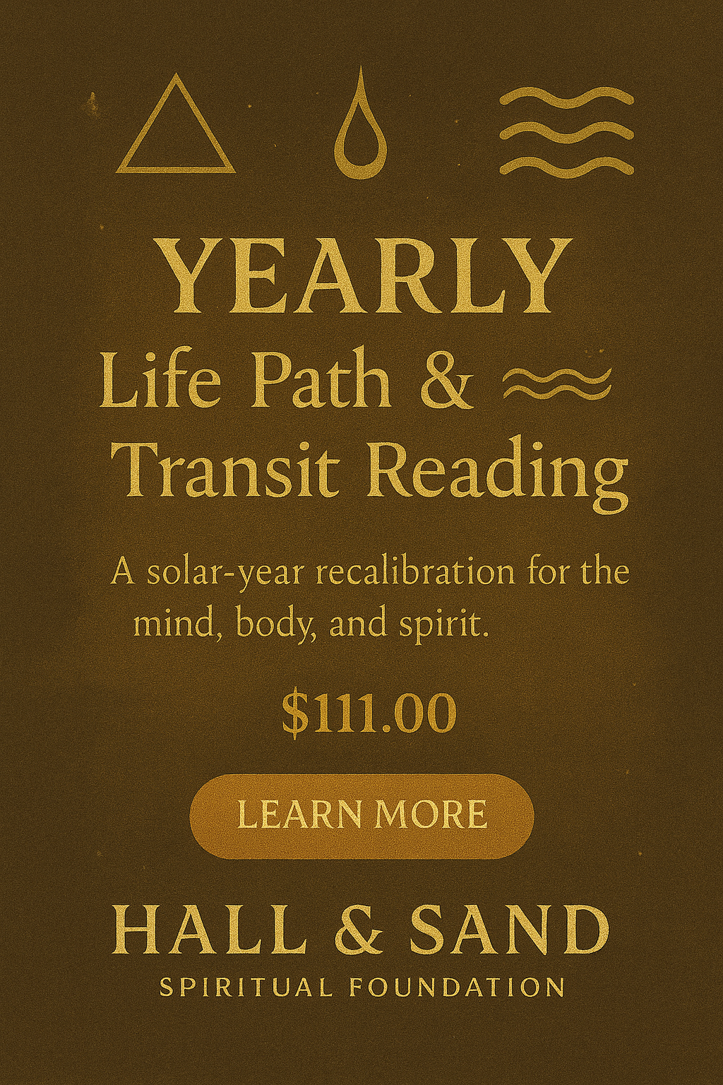 YEARLY LIFE PATH & TRANSIT READING