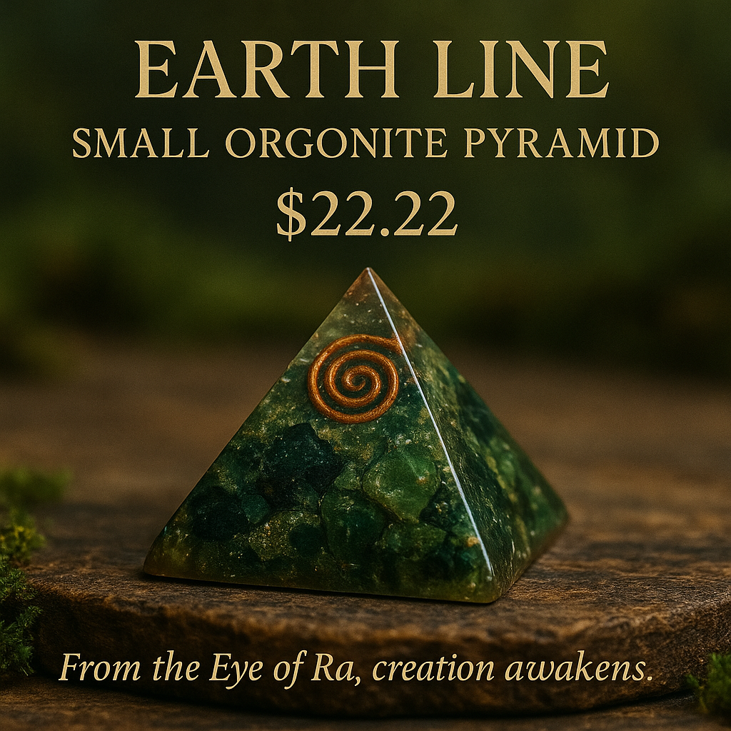 EARTH LINE – SMALL ORGONITE PYRAMID