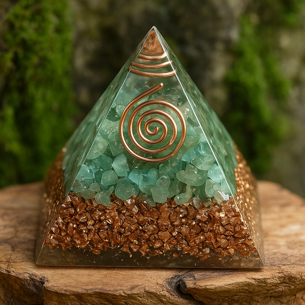 EARTH LINE – SMALL ORGONITE PYRAMID