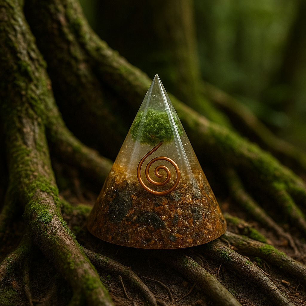 EARTH LINE – SMALL ORGONITE PYRAMID