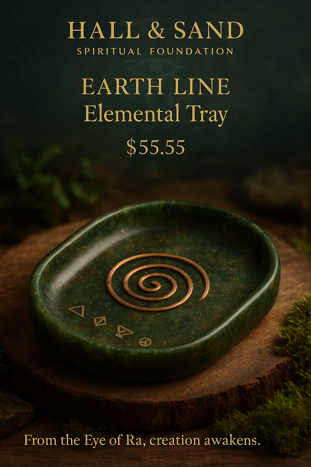 Earth Line – Resin Altar Trays