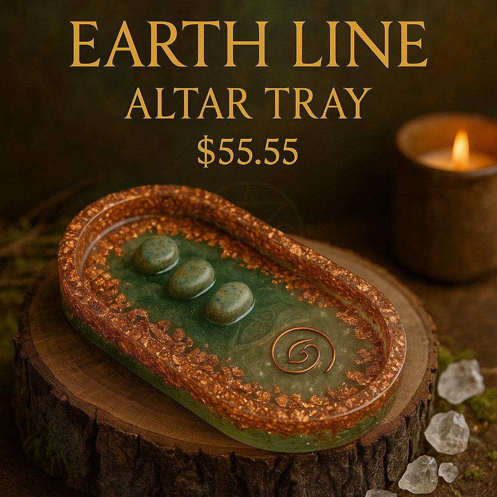 Earth Line – Resin Altar Trays