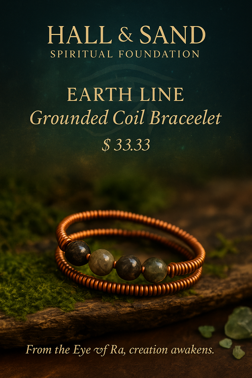 Earth Line – Copper & Crystal Bracelets