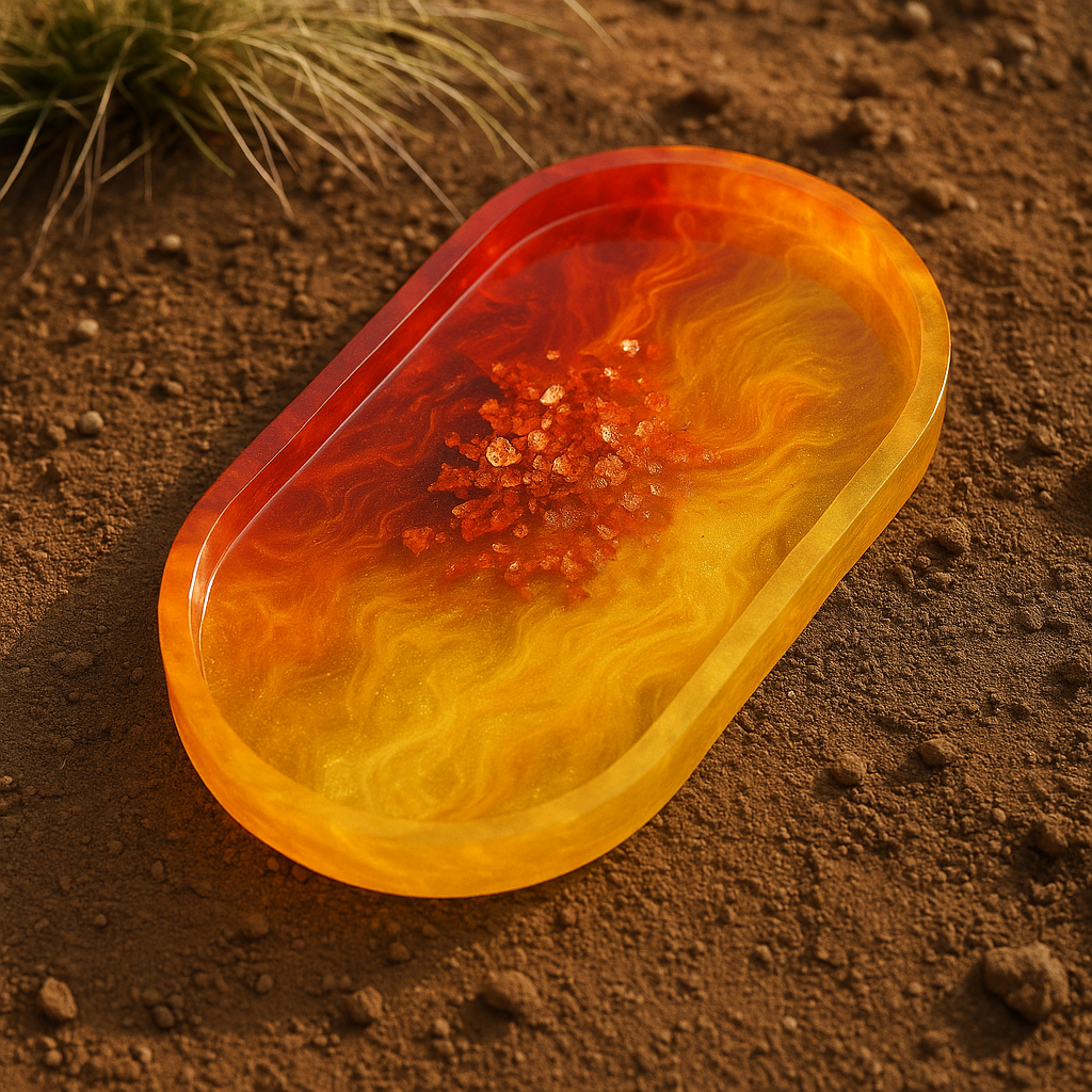 Fire Line – Resin Altar Trays