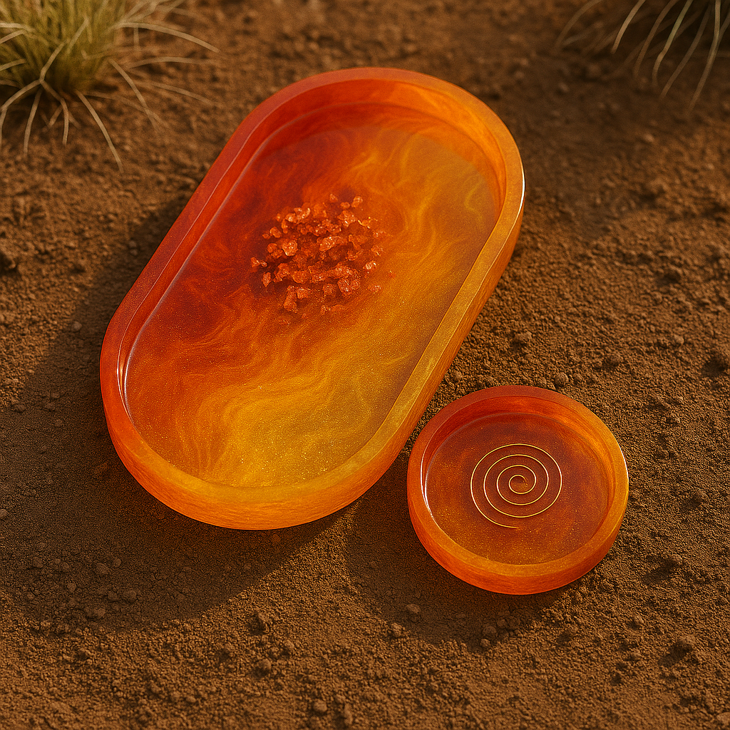 Fire Line – Resin Altar Trays