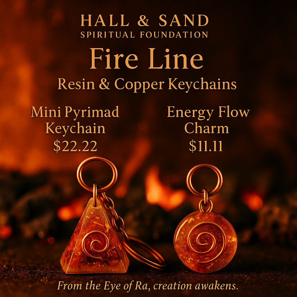 Fire Line – Resin & Copper Keychains