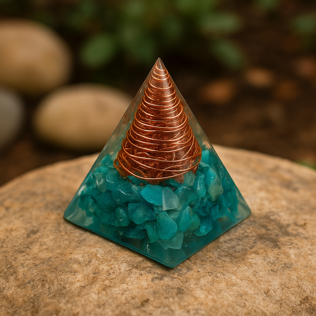 Water Line – Small Orgonite Pyramid