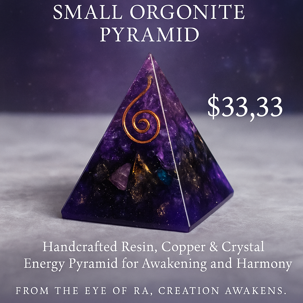 Cosmic Line – Small Orgonite Pyramid