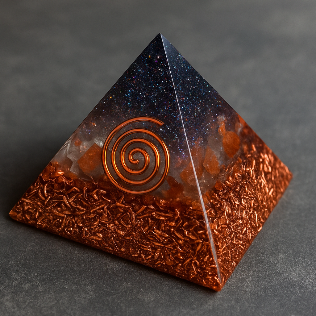 Cosmic Line – Small Orgonite Pyramid