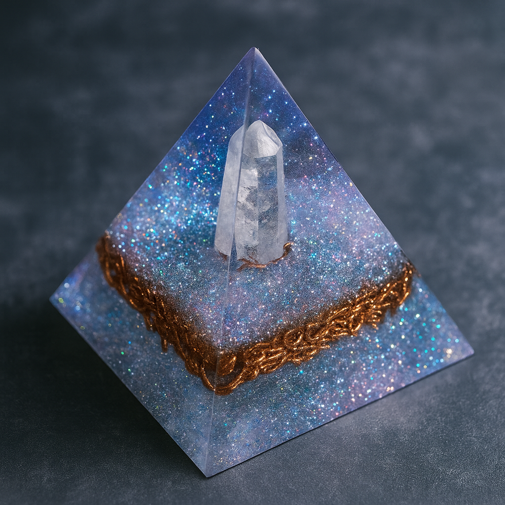 Cosmic Line – Large Orgonite Pyramid
