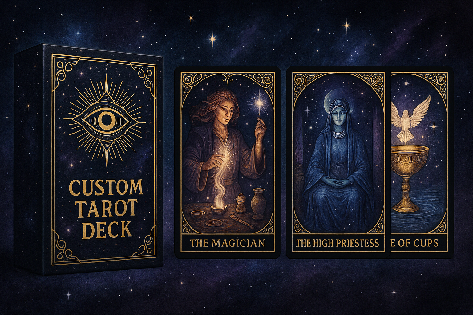 Custom Commissioned Tarot or Oracle Deck