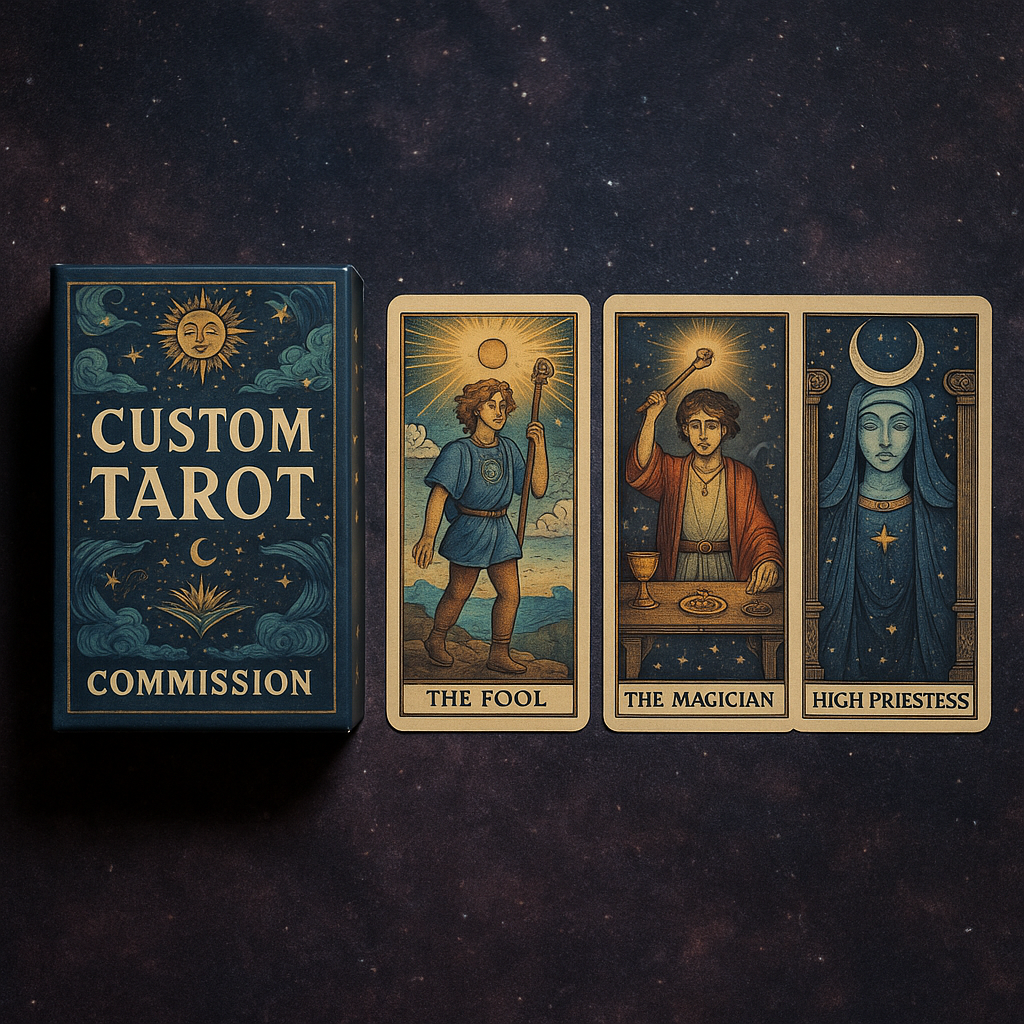 Custom Commissioned Tarot or Oracle Deck