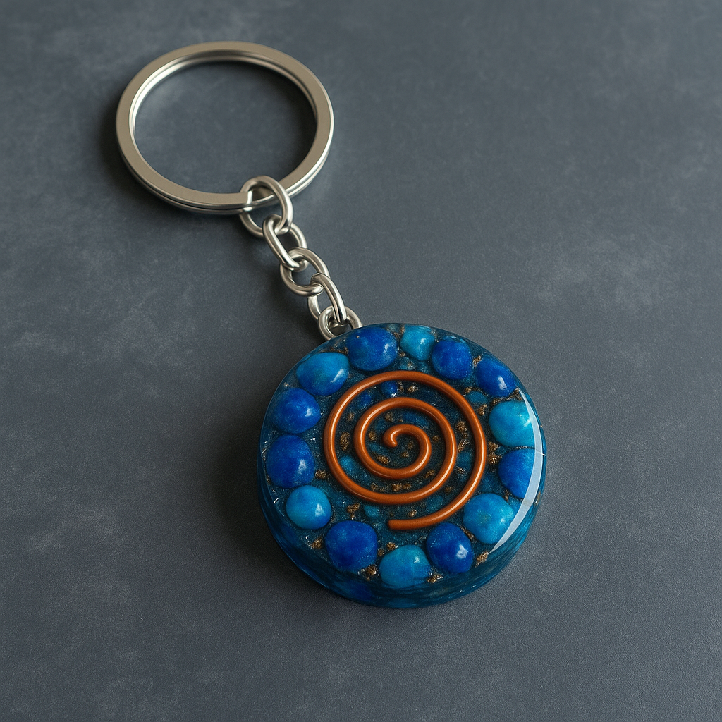 Water Line – Resin & Copper Keychains
