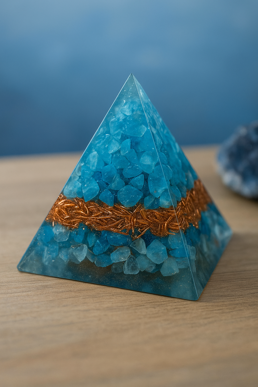 Water Line – Large Orgonite Pyramid
