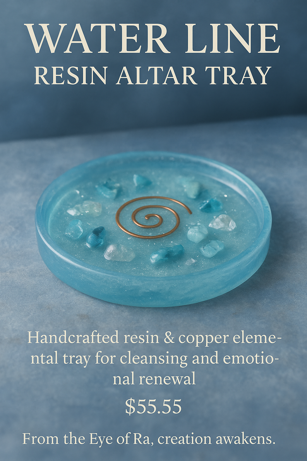 Water Line – Resin Altar Trays
